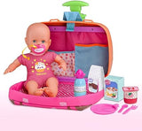 Nenuco Always Play with Me Baby Doll with Travel Bag 2 in 1, Baby Accessories