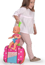 Nenuco Always Play with Me Baby Doll with Travel Bag 2 in 1, Baby Accessories