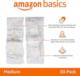 Amazon Basics Male Dog Wrap, Disposable Diapers, Medium, Pack of 30, White