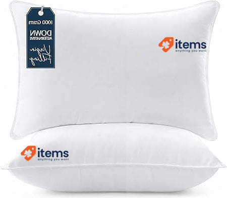 Utopia Bedding Pillows 2 Pack, (Queen, White) Hotel Quality Pillows