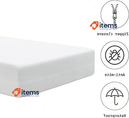 Tural Mattress Encasement 80x200cm Single Size Anti-dust mite, Waterproof