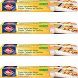 Albal 16 Sheets of Baking Paper, Non-Stick, Easy Remove, 42 x 38 cm, Pack of 4