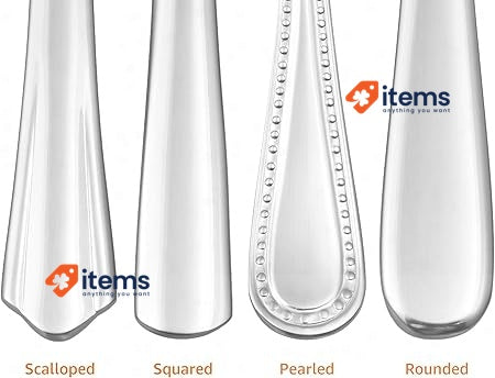 Amazon Basics Plain Tea Spoons Stainless Steel 13cm Silver Pack of 12