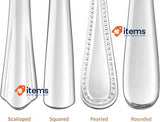 Amazon Basics Plain Tea Spoons Stainless Steel 13cm Silver Pack of 12