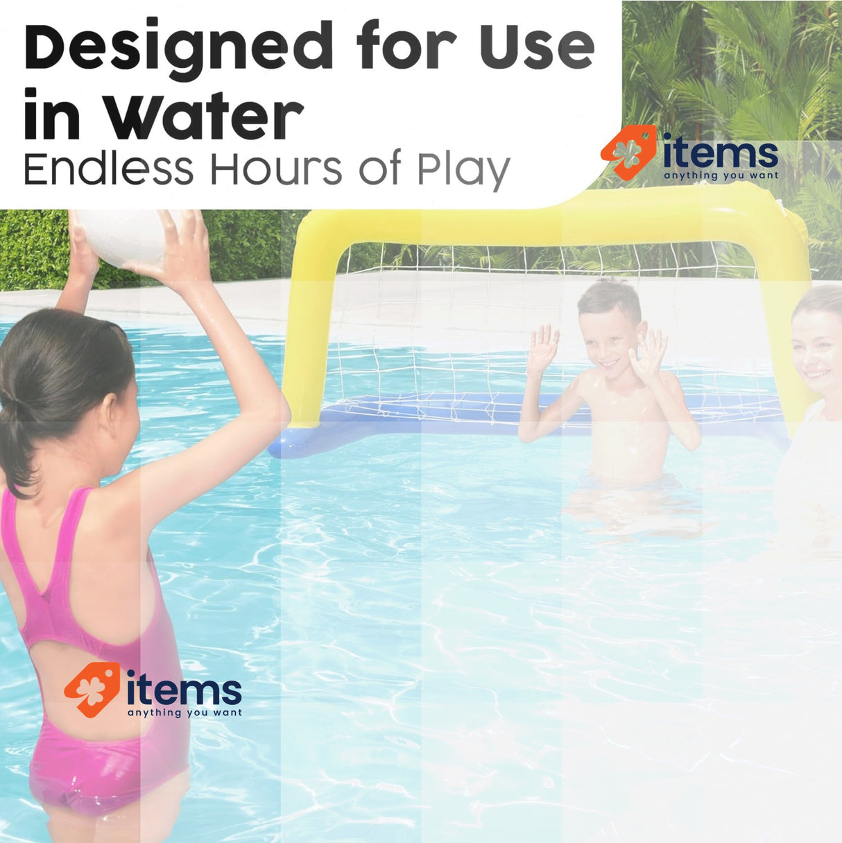 BESTWAY - Portería Hinchable Water Polo 66 x 137 cm Bestway Water Swimming Pool