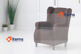 Martina Home Tunez Sofa Cover Black Wing Chair Wingchair Slip Covers