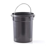 Zeller 18207 Pedal Bin with Metal Decoration, 16.8 X 16.8 X 26 cm