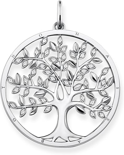 Thomas Sabo Spirituality Good Fortune Pendants Abalorio with Tree Love Silver