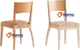Martina Home Pack Of 2 Shades. Seat 24x30x6 Cm Beige - Set 2, Gold