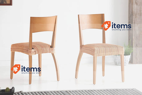 Martina Home Pack Of 2 Shades. Seat 24x30x6 Cm Beige - Set 2, Gold