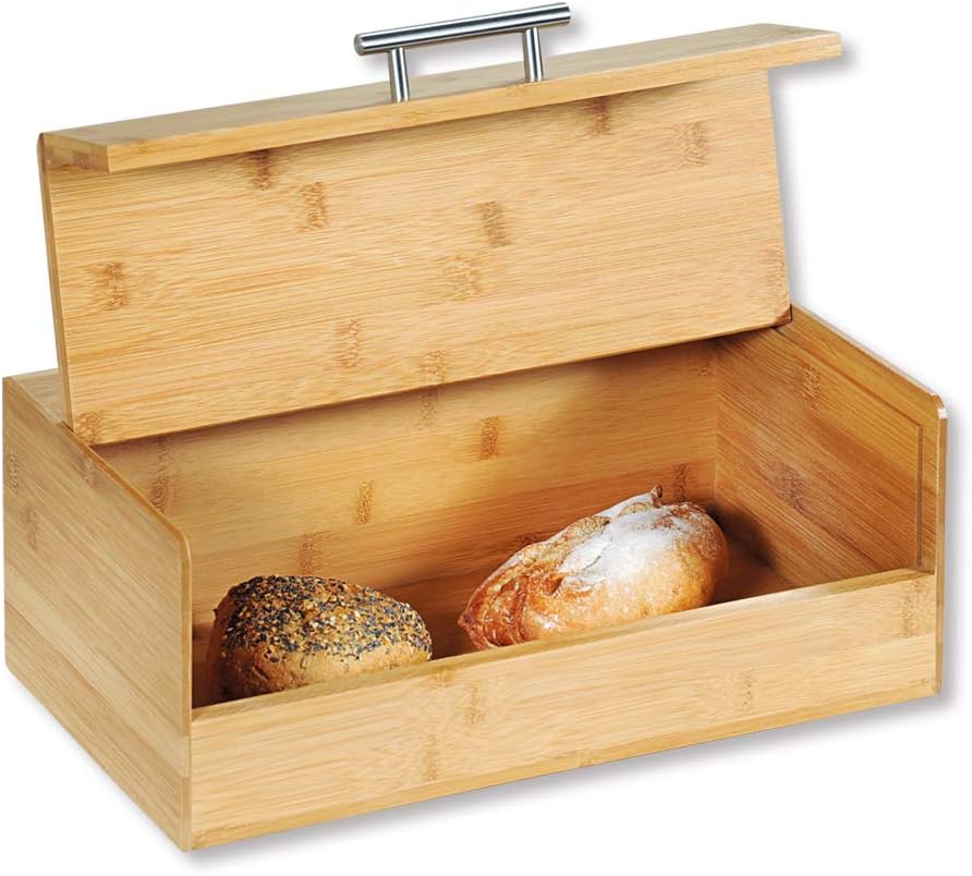 Kesper 58581 FSC Bread Bin, Brown, 36 x 20 x 14 cm