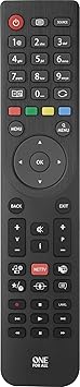 One For All Telefunken TV Remote Control Black