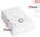 Compactor Set of 3 ASPISPACE XL Vacuum Compression Bags 80x130cm Reusable