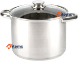 Vier OI18 Pot, Silver, 18 cm Stainless Steel <p>Rustproof handles and