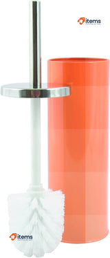 MSV Toilet brushes with holder, Stianles Steel, Orange <p>A modern design that