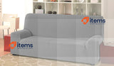 Martina Home 2 Seater Stretch Sofa Cover, Fabric, Grey 2 Plazas (120 a 170 cm)