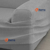 Martina Home 2 Seater Stretch Sofa Cover, Fabric, Grey, 2 Plazas (120 x 170 cm)