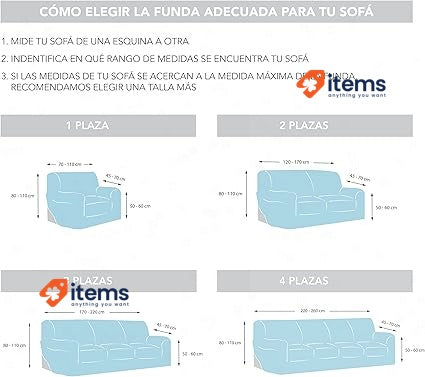 Martina Home 3 Seater Stretch Sofa Cover Fabric Tile Plazas 170 A 220 Cm, 170A