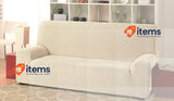 Martina Home 2 Seater Stretch Sofa Cover, 2 Seaters 120 to 170 cm Beige Plazas