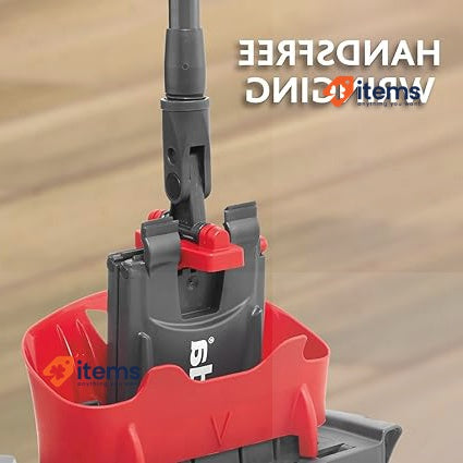 Vileda Revolution Box, Plated Mop washing system with bucket Red Vileda - Floor