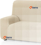 Martina Home Elastic Sofa Cover Emilia Model Mink Colour 4 Seater 240 to 270cm