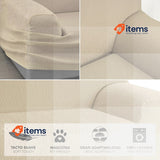 Martina Home Elastic Sofa Cover Emilia Model Mink Colour 4 Seater 240 to 270cm