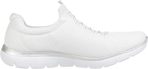 Skechers Summits Women's Trainer White Mesh/Silver Trim Size UK 6 EU 39