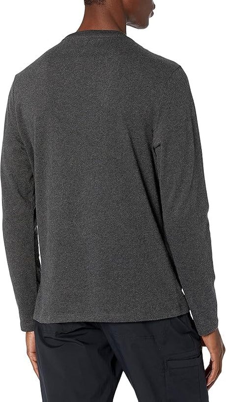 Amazon Essentials Mens Slim Fit Long Sleeve T-Shirt Dark Grey Large