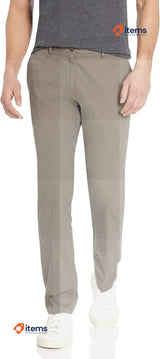 Amazon Essentials Men's Slim - Fit Wrinkle Resistant Trouser Taupe, Size 33W/32L