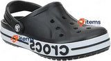 Crocs Unisex Bayaband Pull-On Clog, Black/White, Size UK M9/W10, EU 43-44 C13