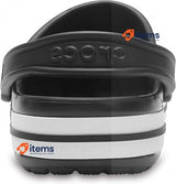 Crocs Unisex Bayaband Pull-On Clog, Black/White, Size UK M9/W10, EU 43-44 C13