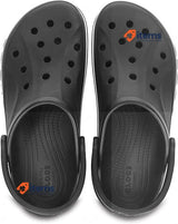 Crocs Unisex Bayaband Pull-On Clog, Black/White, Size UK M9/W10, EU 43-44 C13