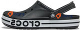 Crocs Unisex Bayaband Pull-On Clog, Black/White, Size UK M9/W10, EU 43-44 C13