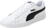 PUMA Unisex's Smash V2 L Low-top Sneakers White Black, 40 EU