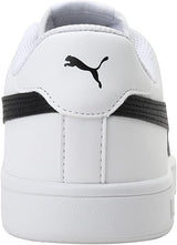 PUMA Unisex's Smash V2 L Low-top Sneakers
 White/Black Size UK 6 EU 39