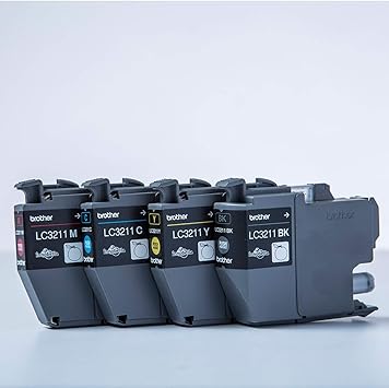 Brother LC-3211C/LC-3211M/LC-3211Y/LC-3211BK Inkjet Cartridges