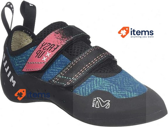 MILLET Women s Easy Up Climbing Shoes, No Insoles, Size 5UK (38EUR) Blue Women's