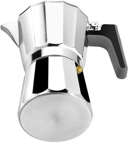 Braisogona Perfect Italian Induction Coffee Maker Silver