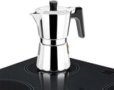 Braisogona Perfect Italian Induction Coffee Maker Silver