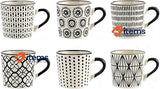 6 Stoneware Coffee Cups 90ml 90 ml CC90 Vhera <p>Material: Stoneware, Suitable