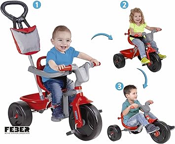 Feber 800010946 Tricycle For Kids 40.55L x 20.86W x 40.55H Inches