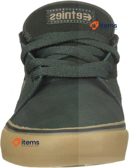 Etnies Barge Ls Mens Technical Skateboarding Shoes 327 Green Gum 8.5 UK Classic
