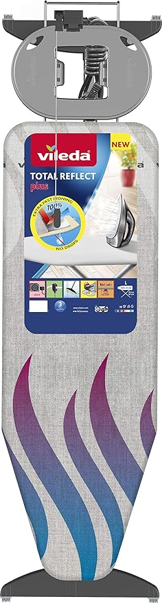 Vileda Ironing Board, Metal, Grey-Purple, 6.65 Kg