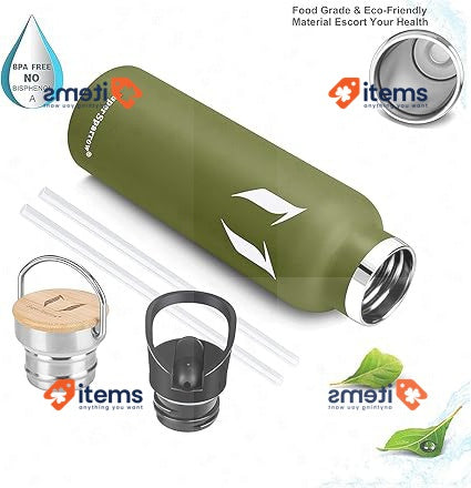 Super Sparrow Stainless Steel Water Bottle Vacuum Insulated Metal 750ml Bottles