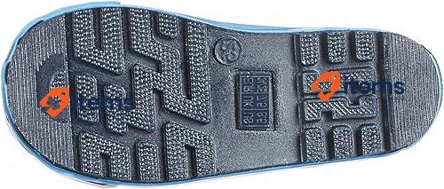 Playshoes Unisex Kid s Boys Wellies Building Site Boots Blue 10.5 UK Child GmbH