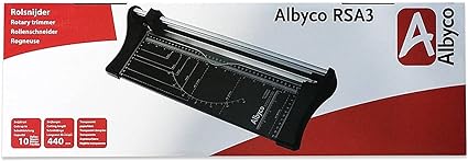 Albyco - Paper Trimmer - Paper Cutter - A3 - Black, Professional Paper Cutter