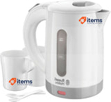 Russell Hobbs Electric Kettle Lightweight Travel 850 ml, 1000W White