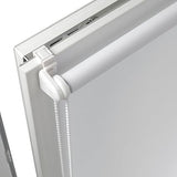 Gardinia Roller Blind with Clamps, Daylight Tent, Opaco White