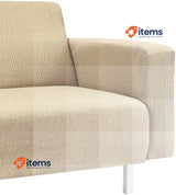Martina Home Sofa Case 3 Seater Beige Tunisia Fabric Cm Slip Covers 220 cm 170