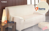 Martina Home Sofa Case 3 Seater Beige Tunisia Fabric Cm Slip Covers 220 cm 170